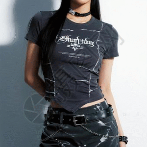 Gothic Punk Graphic T-Shirt