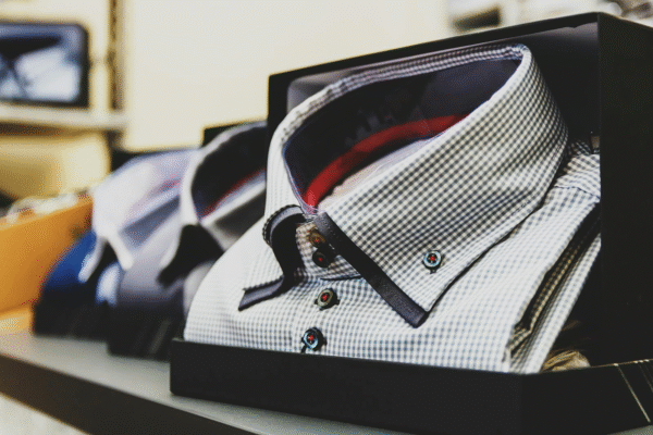 Men's Checkered Dress Shirt